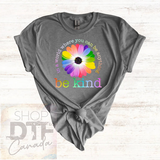 Anti-bullying - be kind flower - shirts & tops