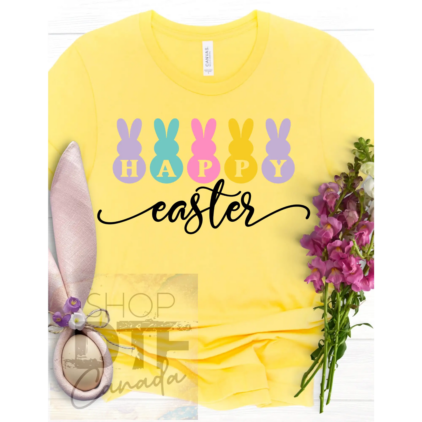 Easter - happy yellow - shirts & tops