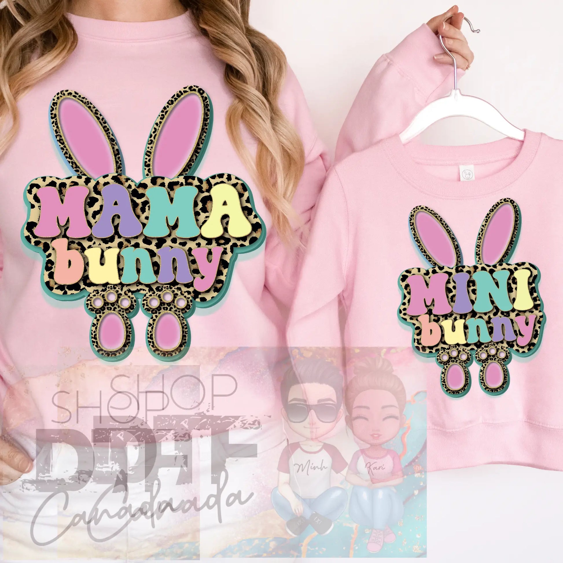 Easter - mamma and mini bunny - shirts & tops