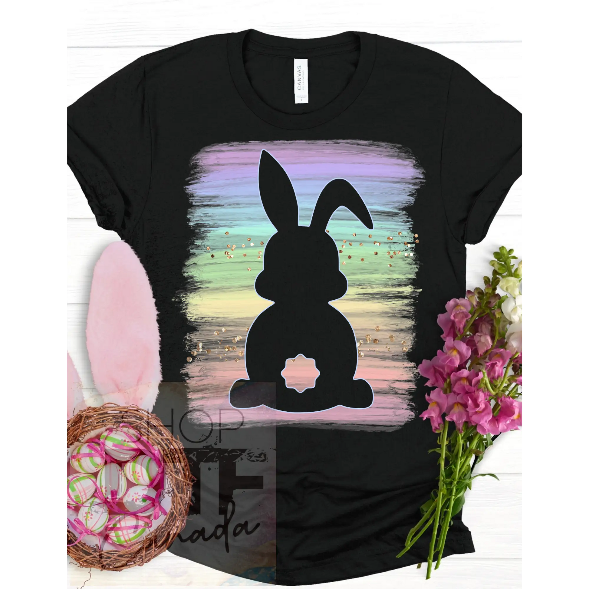 Easter - rabbit back - shirts & tops