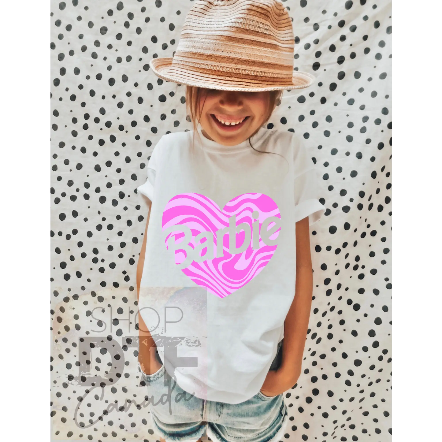 Kids - barbie - head swirl - shirts & tops