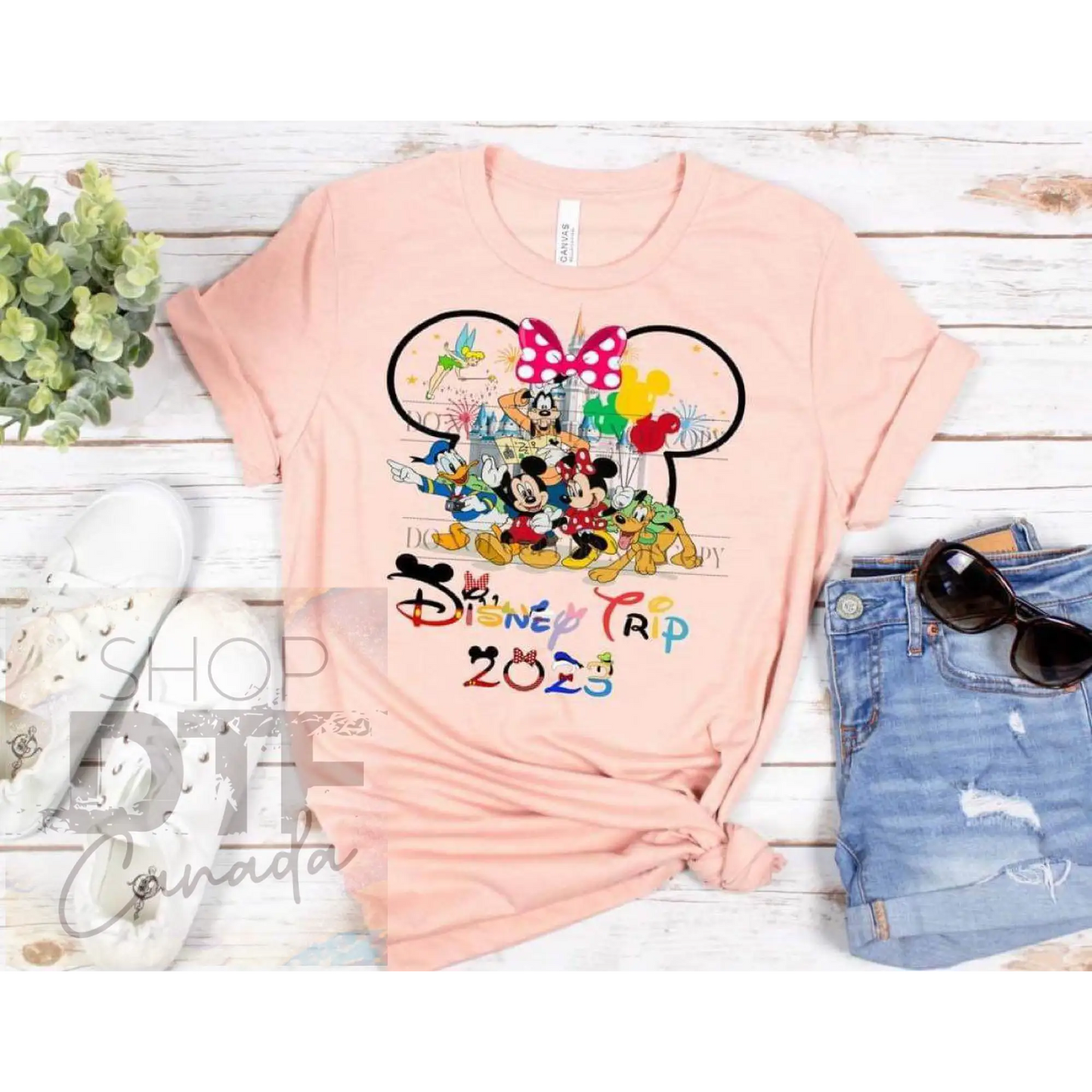 Kids - disney trip with ears bow - shirts & tops