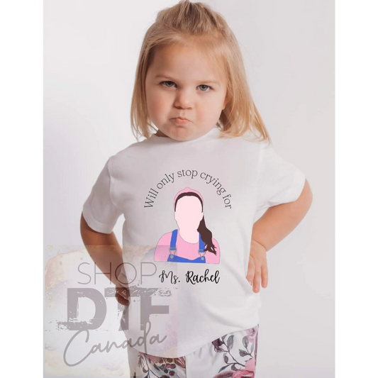 Kids - stop crying for ms rachel - shirts & tops